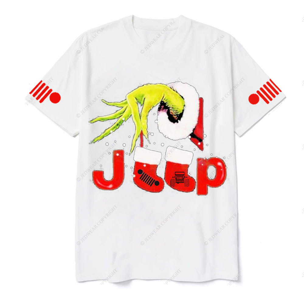 Awesome Green Santa Socks Jp Grille Christmas T-Shirt