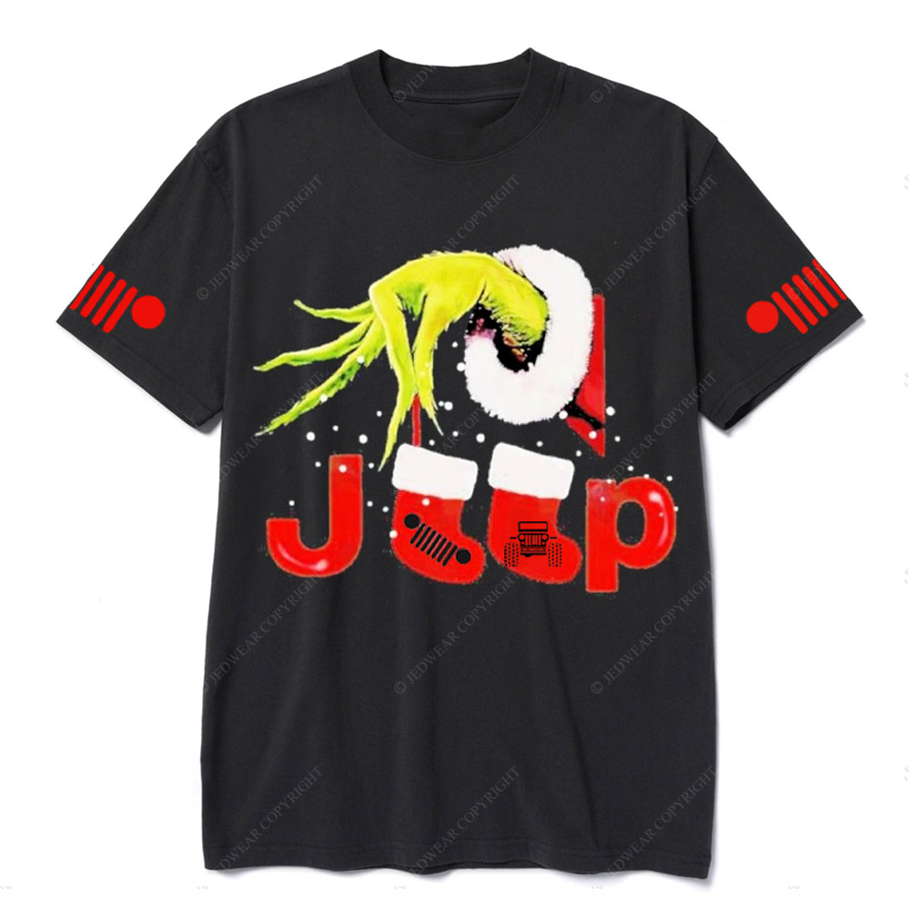 Awesome Green Santa Socks Jp Grille Christmas T-Shirt