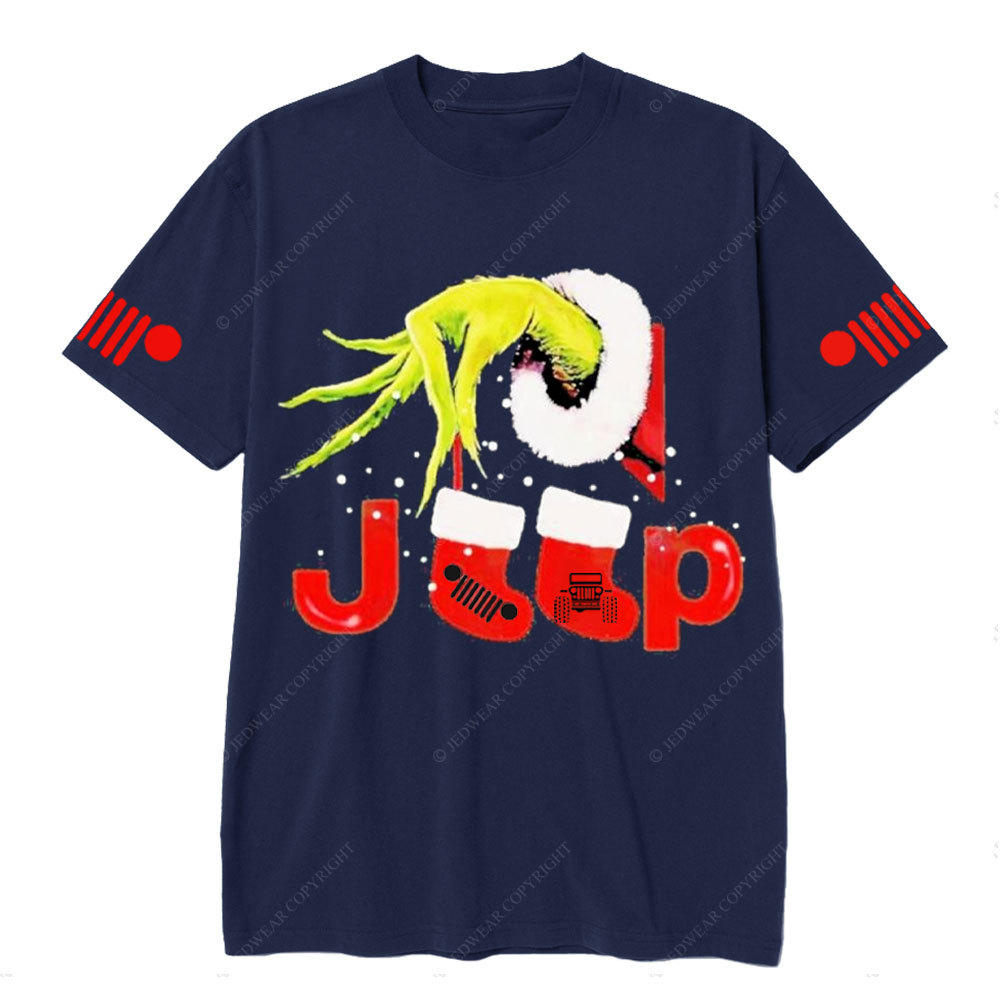 Awesome Green Santa Socks Jp Grille Christmas T-Shirt