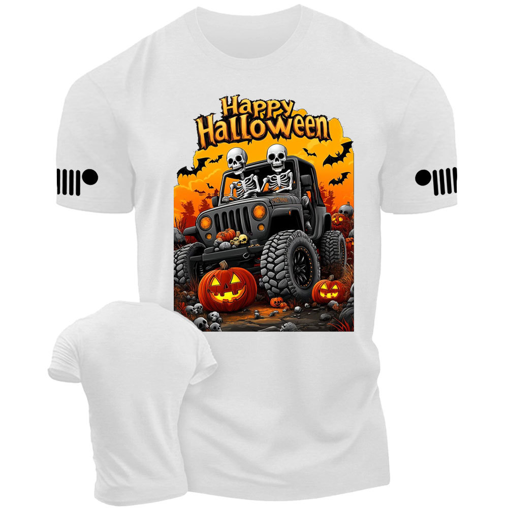Happy Halloween Skeletons Drive Jp T-Shirt