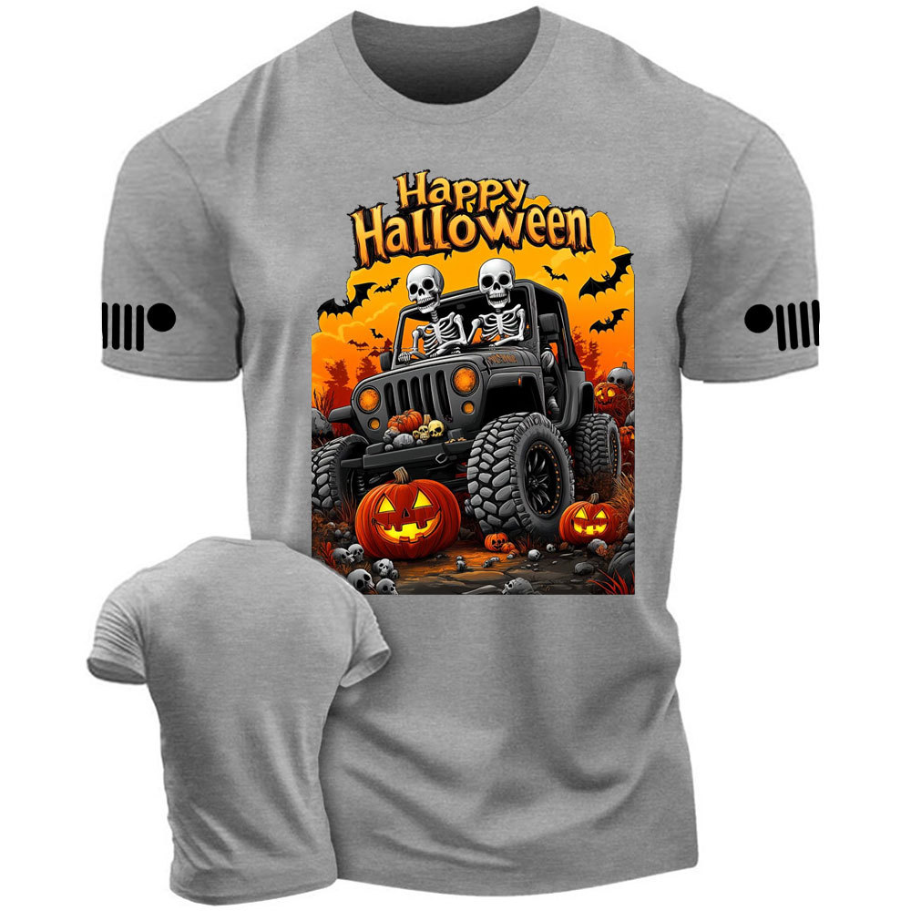 Happy Halloween Skeletons Drive Jp T-Shirt