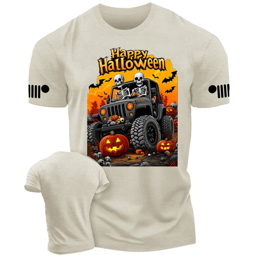 Happy Halloween Skeletons Drive Jp T-Shirt