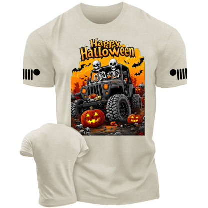Happy Halloween Skeletons Drive Jp T-Shirt
