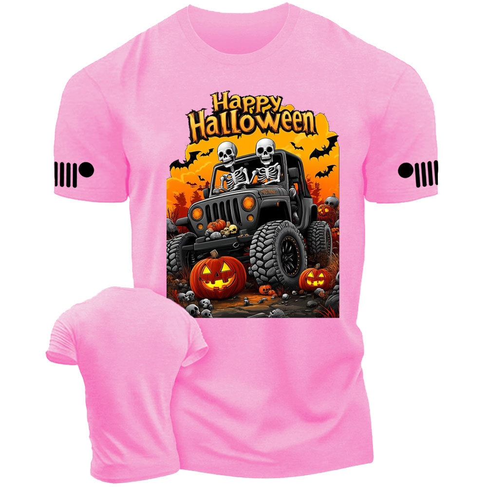 Happy Halloween Skeletons Drive Jp T-Shirt