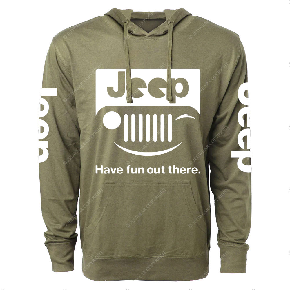Jp Have Fun Out There Oversized Lightweight Hoodie