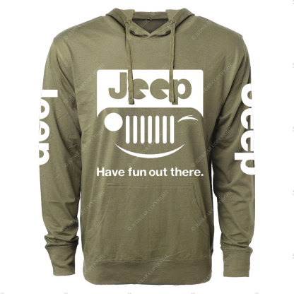 Jp Have Fun Out There Oversized Lightweight Hoodie