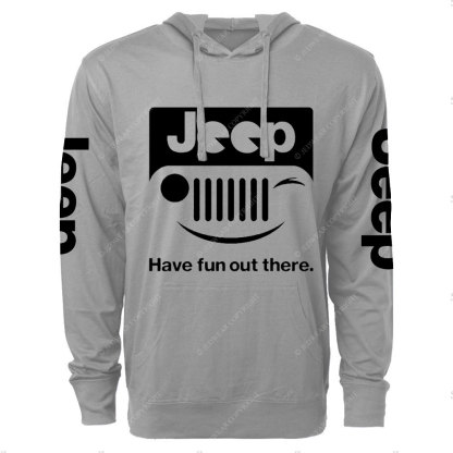Jp Have Fun Out There Oversized Lightweight Hoodie