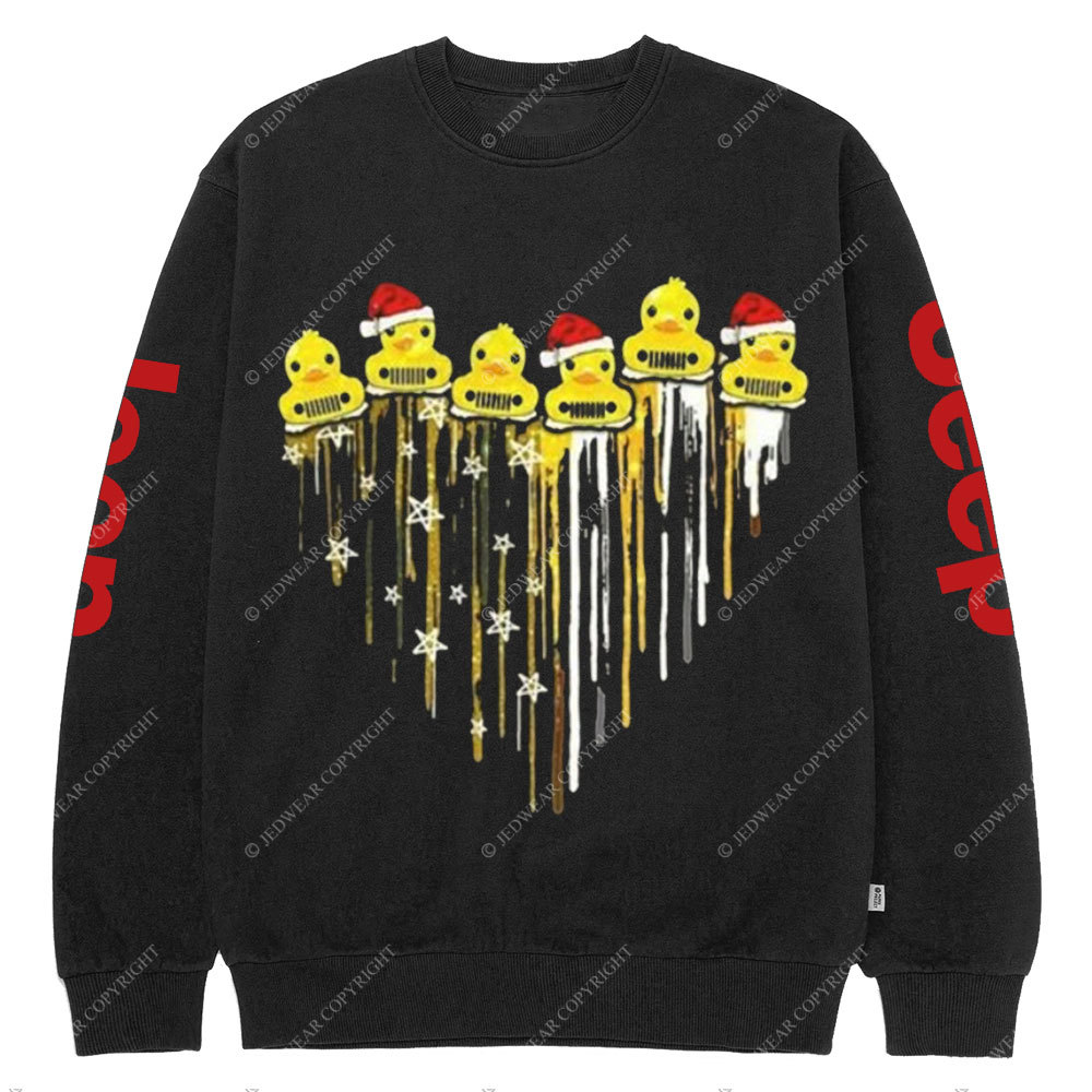 Jp Duck Christmas Crew Neck Sweatshirt