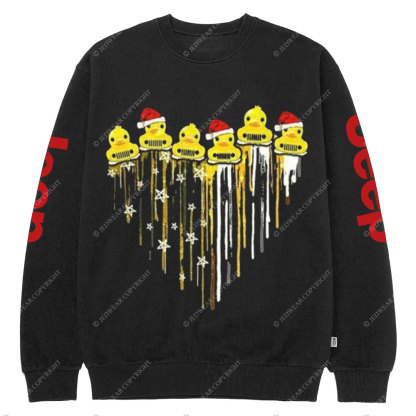 Jp Duck Christmas Crew Neck Sweatshirt