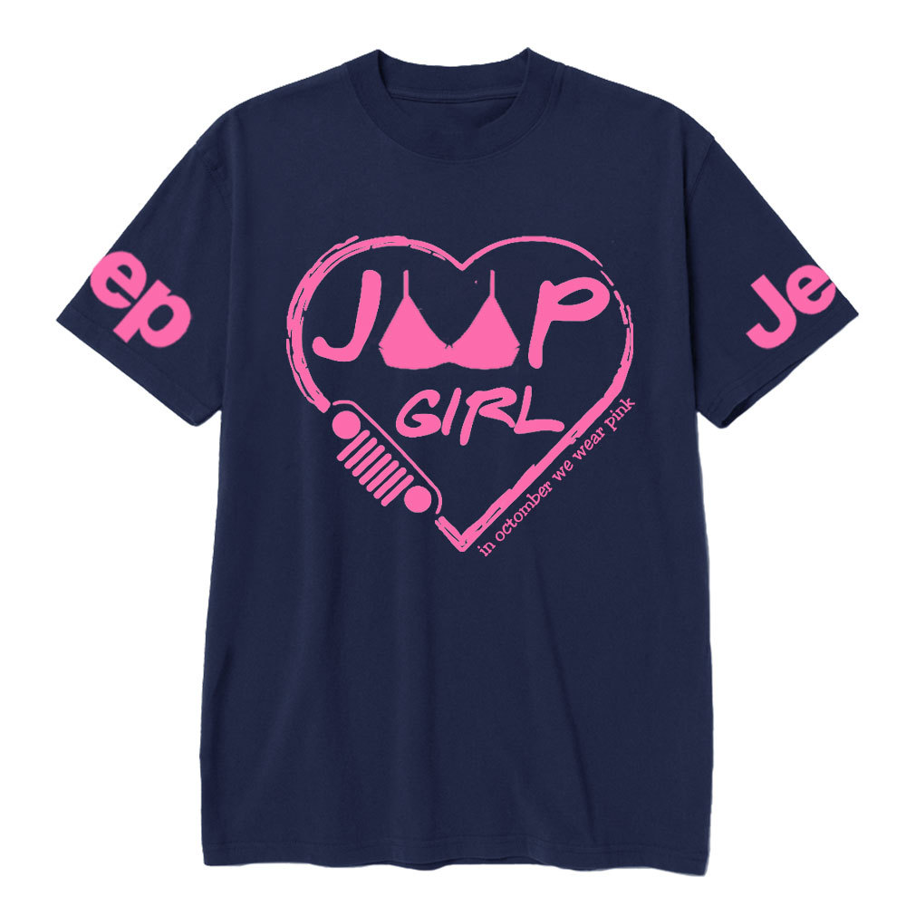 Breast Cancer Awareness Jp Heart In October We Wear Pink T-shirt