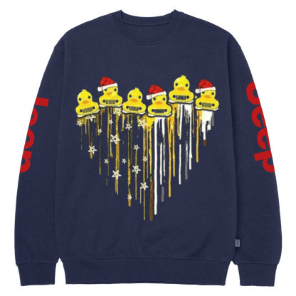 Jp Duck Christmas Crew Neck Sweatshirt