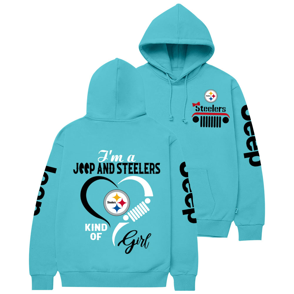 Pittsburgh Steelers NFL I’m A Jp And Falcons Kind Of Girl Casual Hoodie