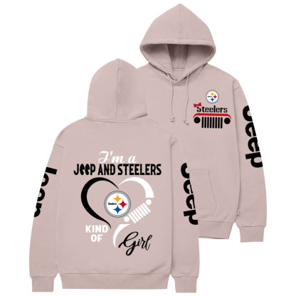 Pittsburgh Steelers NFL I’m A Jp And Falcons Kind Of Girl Casual Hoodie