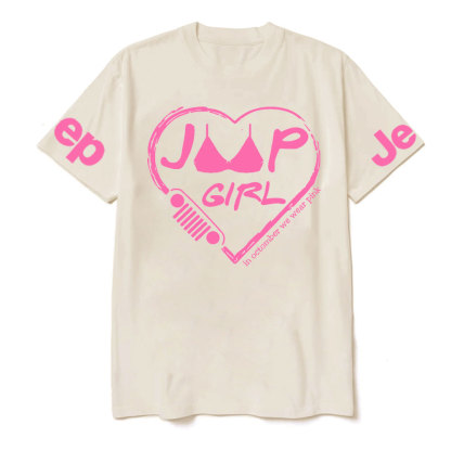 Breast Cancer Awareness Jp Heart In October We Wear Pink T-shirt