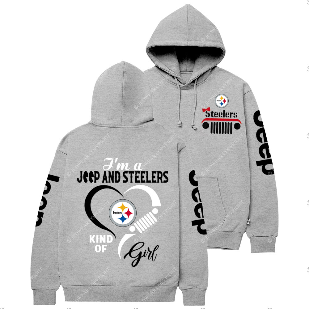 Pittsburgh Steelers NFL I’m A Jp And Falcons Kind Of Girl Casual Hoodie