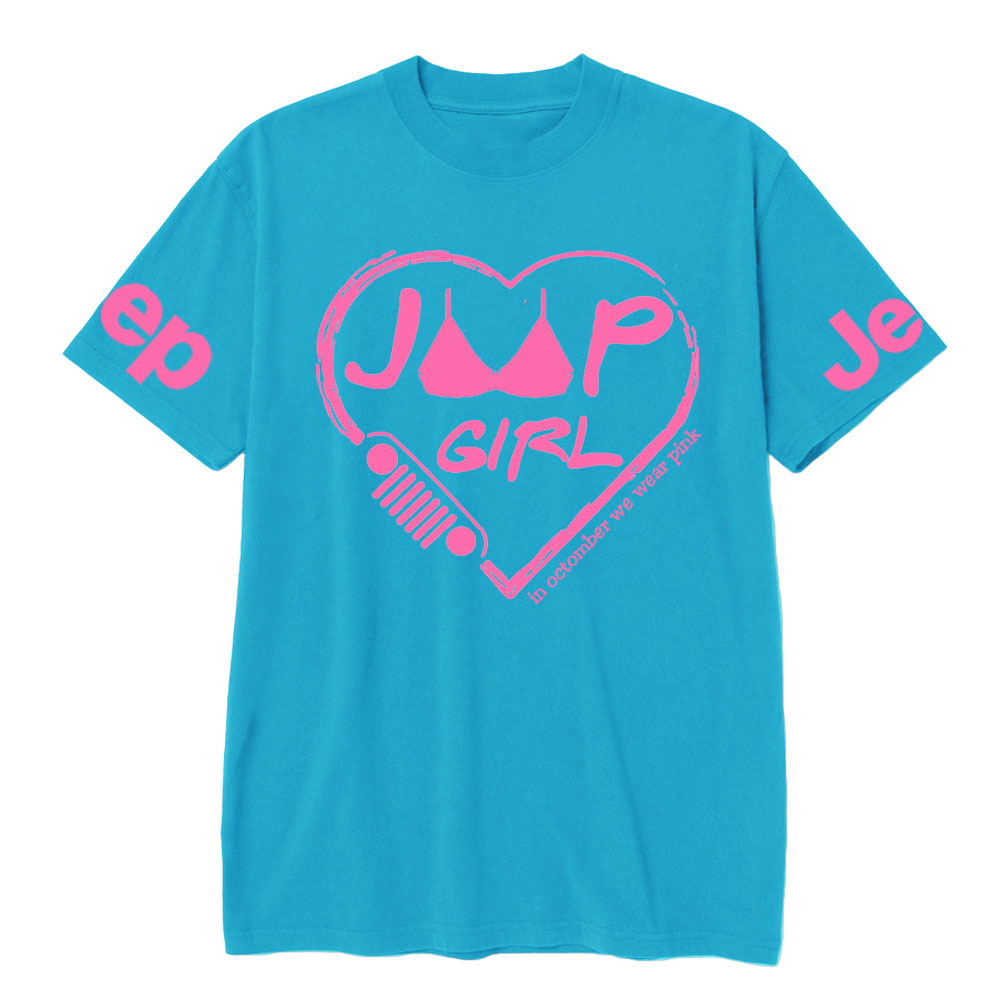 Breast Cancer Awareness Jp Heart In October We Wear Pink T-shirt
