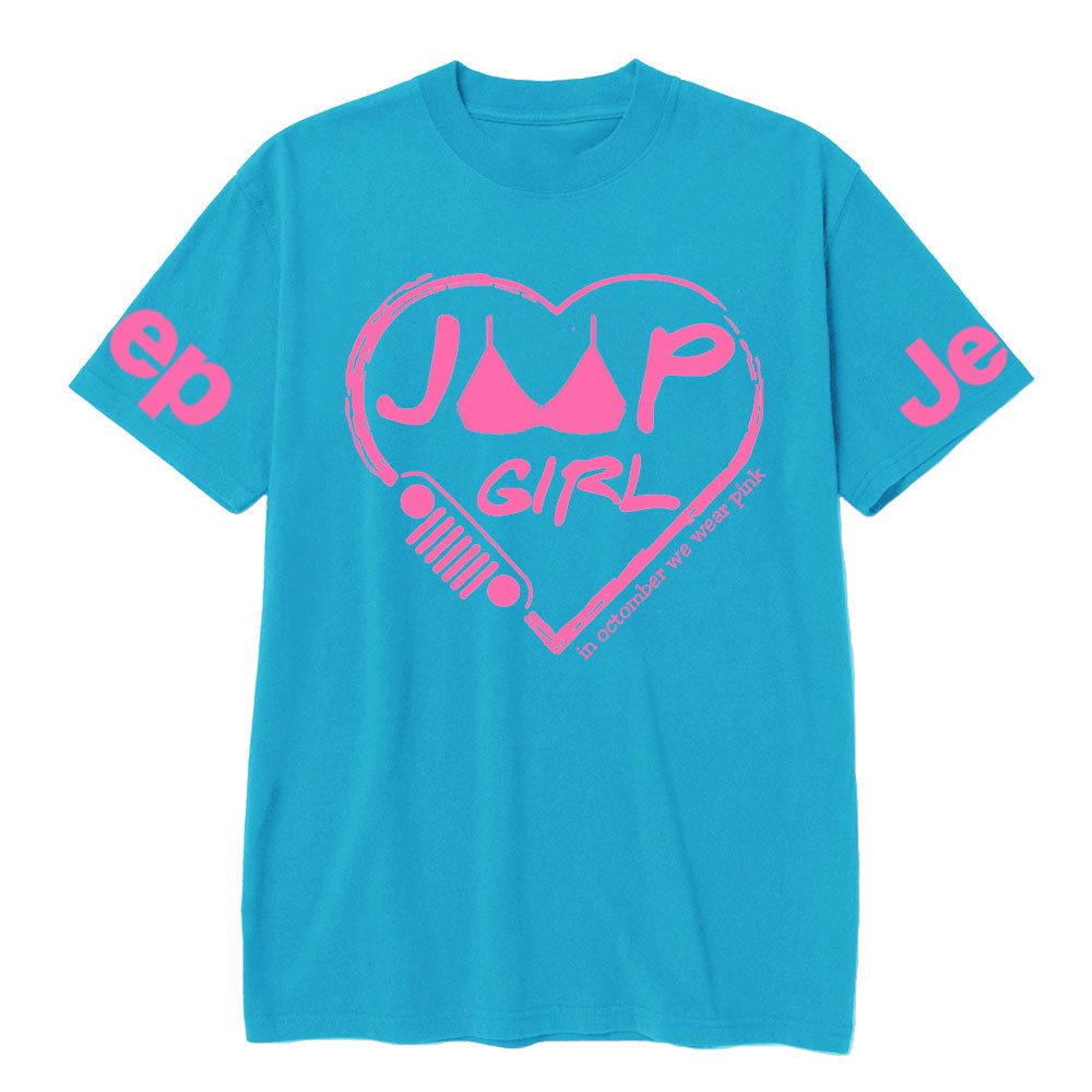 Breast Cancer Awareness Jp Heart In October We Wear Pink T-shirt