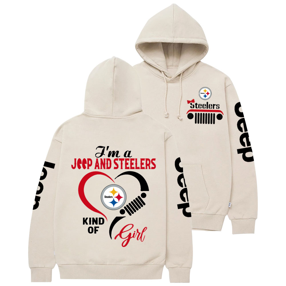 Pittsburgh Steelers NFL I’m A Jp And Falcons Kind Of Girl Casual Hoodie