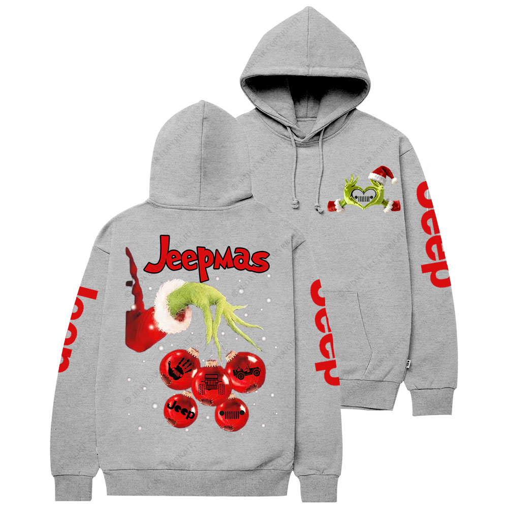 Hand Holding Jp Christmas Balls Jp Heart Casual Hoodie