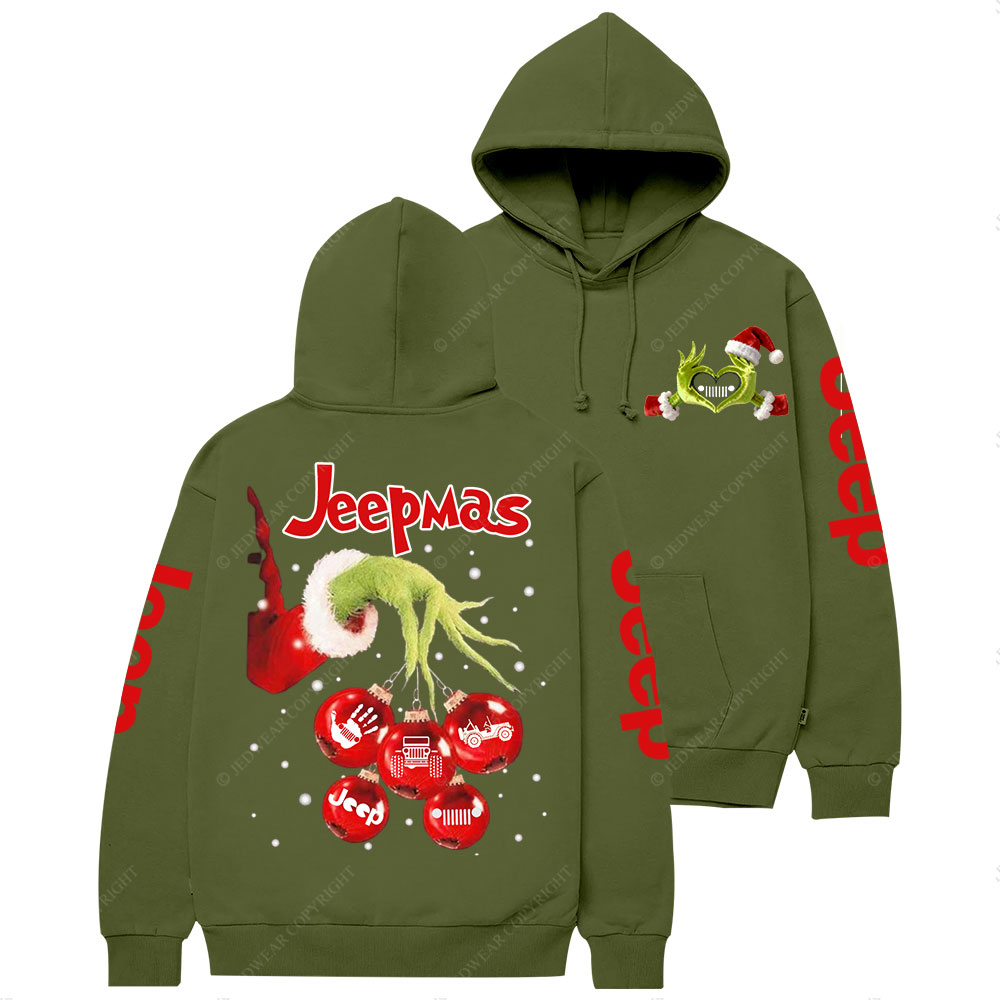 Hand Holding Jp Christmas Balls Jp Heart Casual Hoodie