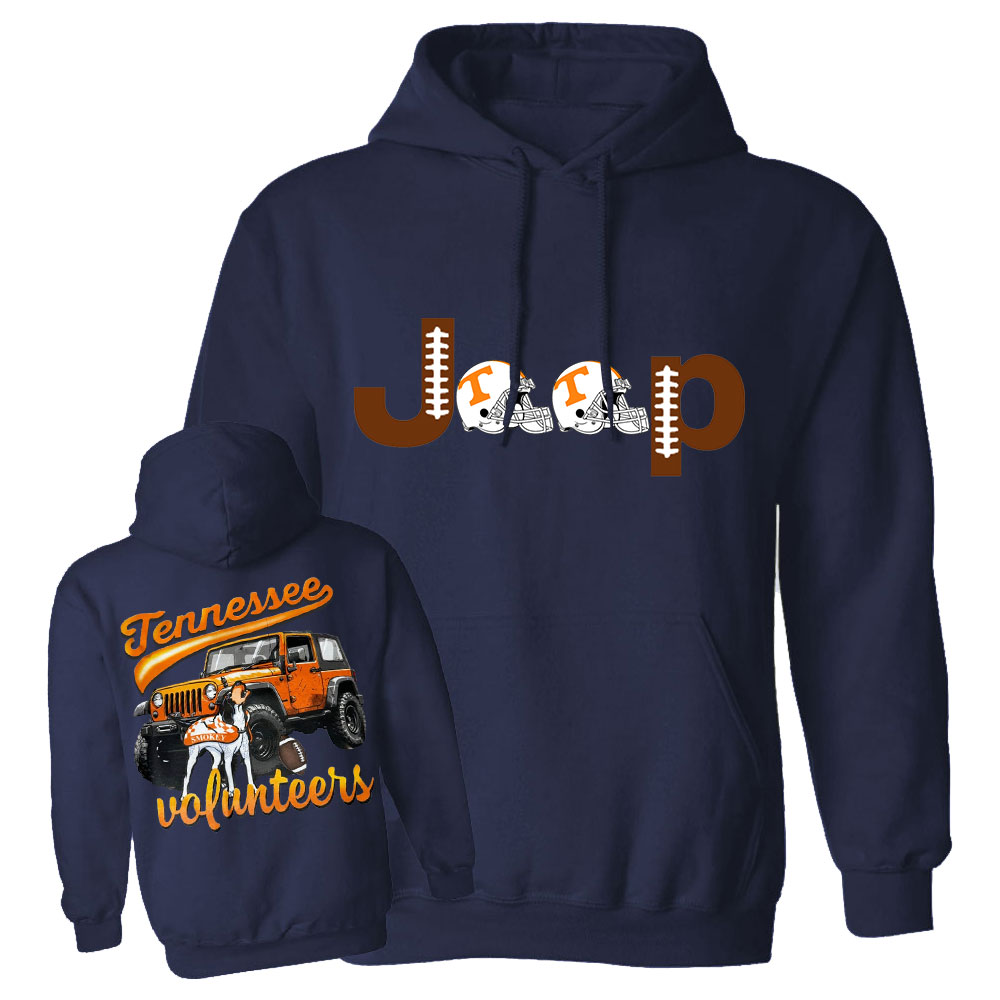 Tennessee Vols Orange Jp Helemet Jp Oversized Hoodie