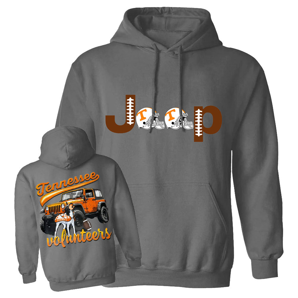 Tennessee Vols Orange Jp Helemet Jp Oversized Hoodie
