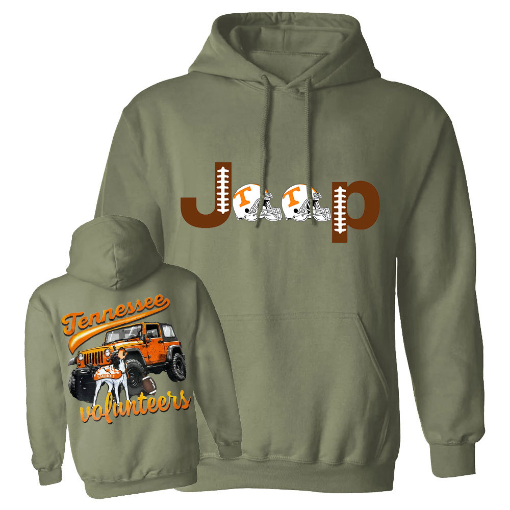 Tennessee Vols Orange Jp Helemet Jp Oversized Hoodie