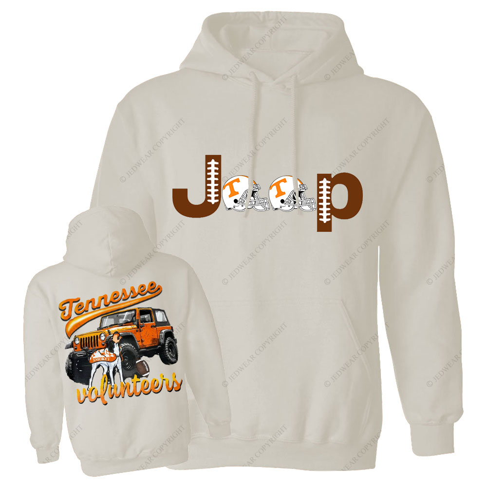 Tennessee Vols Orange Jp Helemet Jp Oversized Hoodie