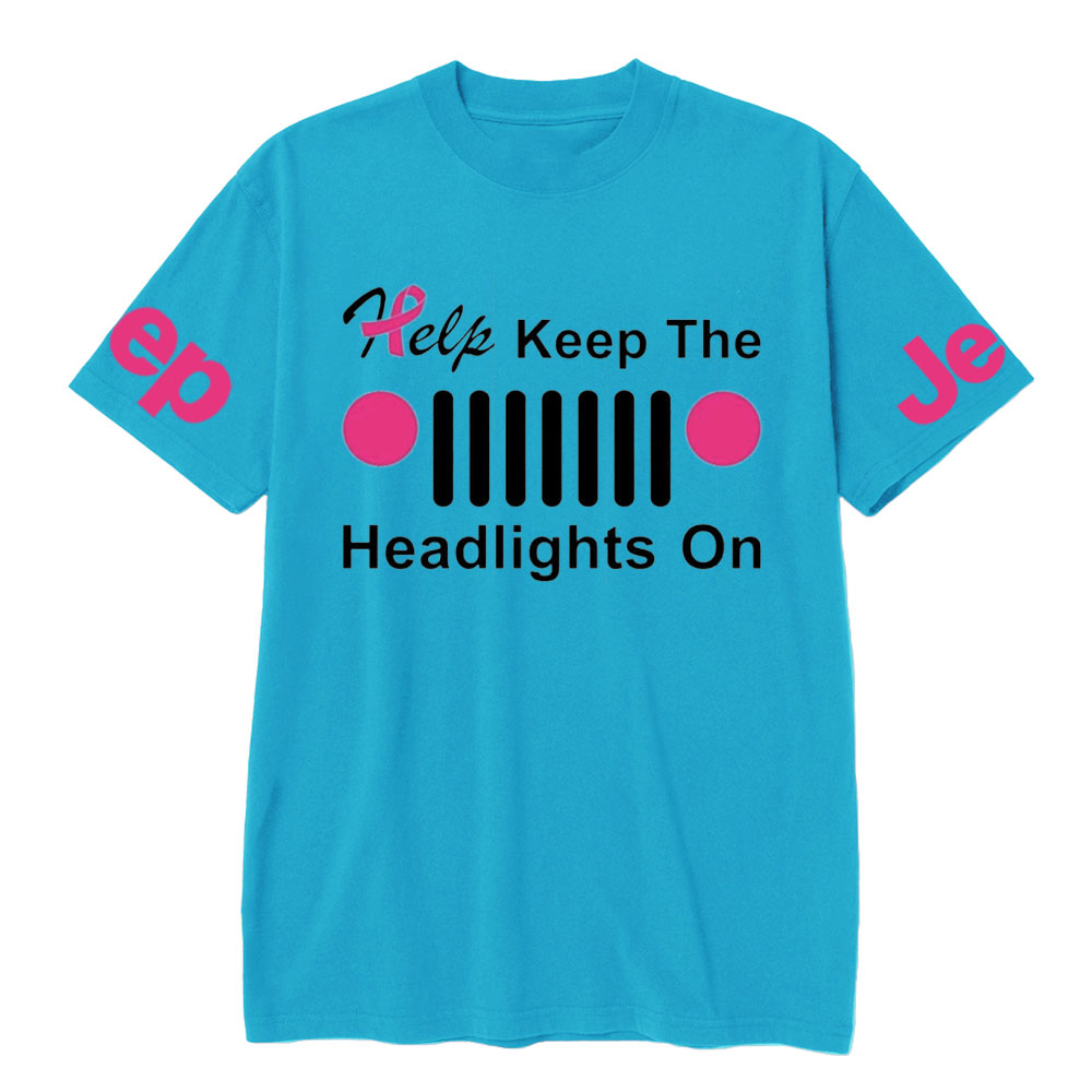 Help Keep The Headlights on, Jp Grille Breast Cancer Awareness T-shirt