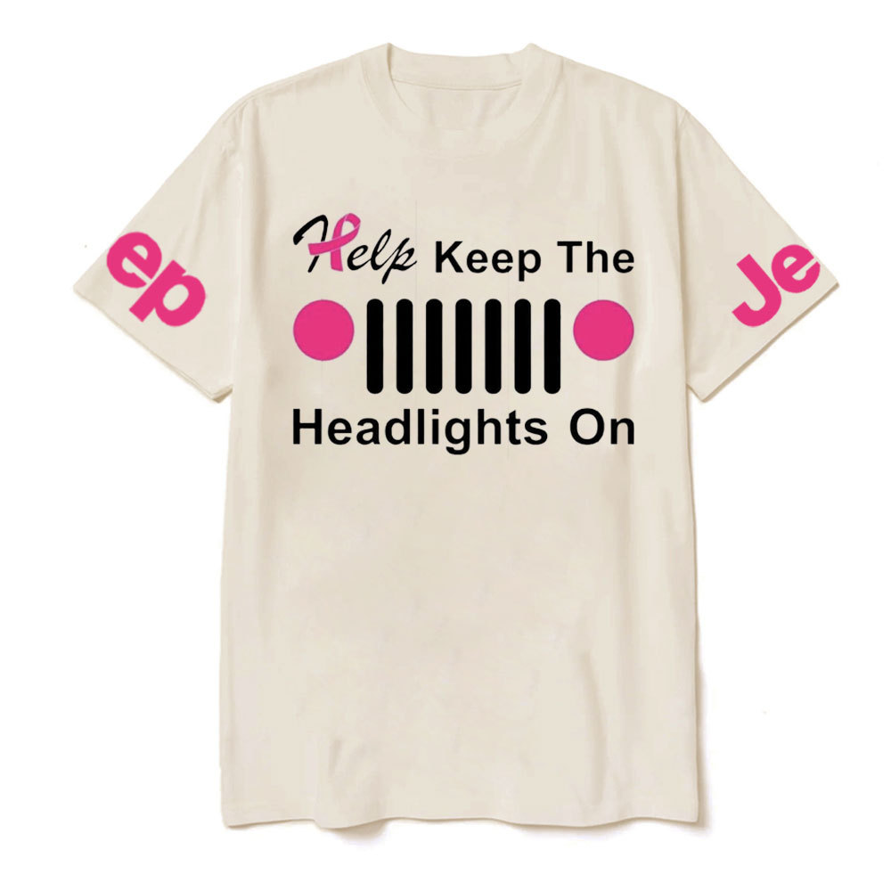 Help Keep The Headlights on, Jp Grille Breast Cancer Awareness T-shirt