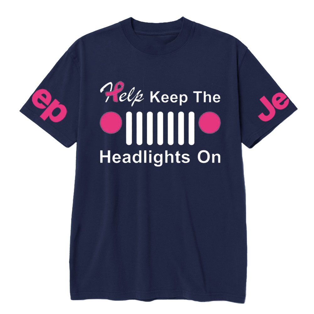 Help Keep The Headlights on, Jp Grille Breast Cancer Awareness T-shirt
