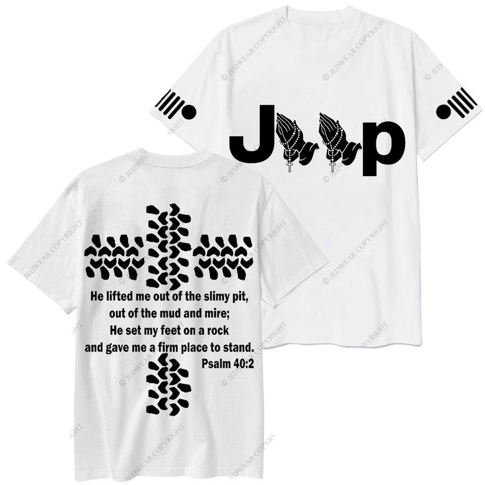 Jp Pray He Lifted Me Out Of the Slimy Pit T-Shirt