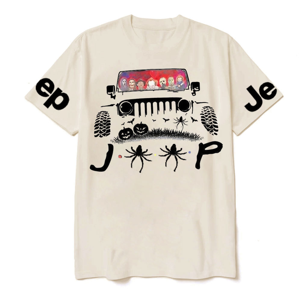 Jp Horror Characters Halloween T-shirt