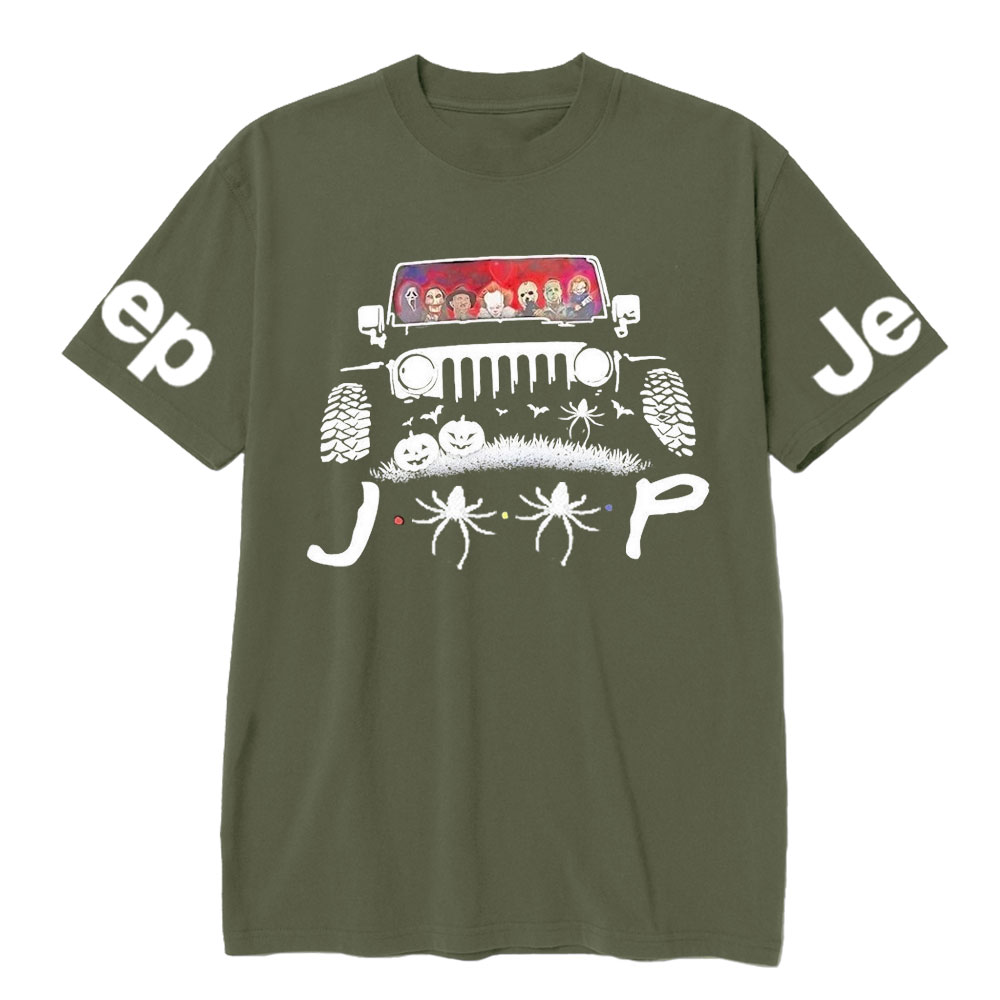 Jp Horror Characters Halloween T-shirt
