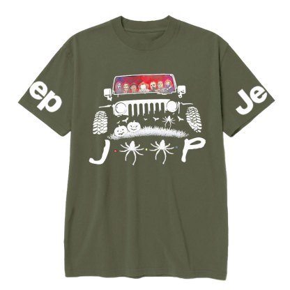 Jp Horror Characters Halloween T-shirt