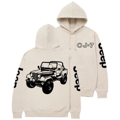 Jp CJ7 1982 Car Lover Casual Hoodie