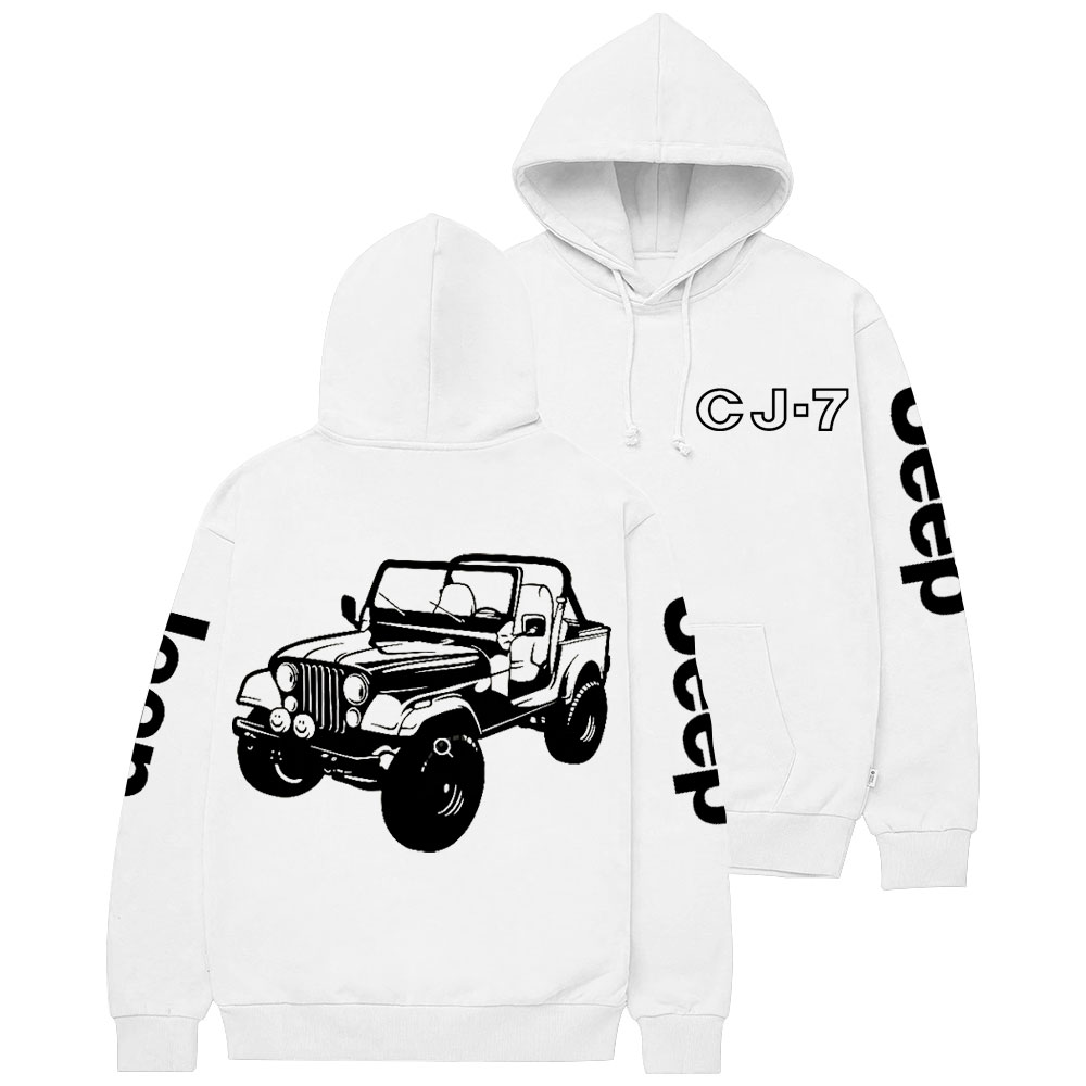 Jp CJ7 1982 Car Lover Casual Hoodie