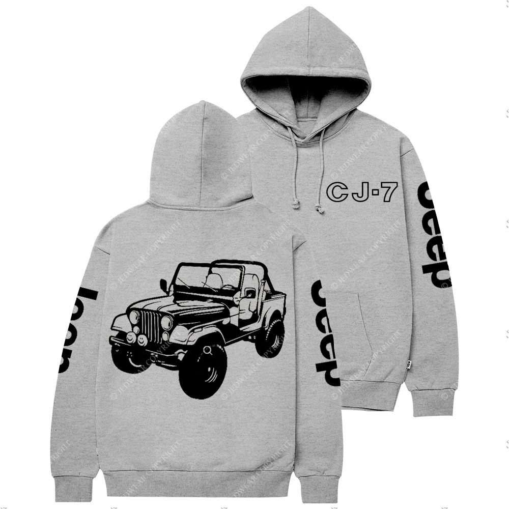 Jp CJ7 1982 Car Lover Casual Hoodie