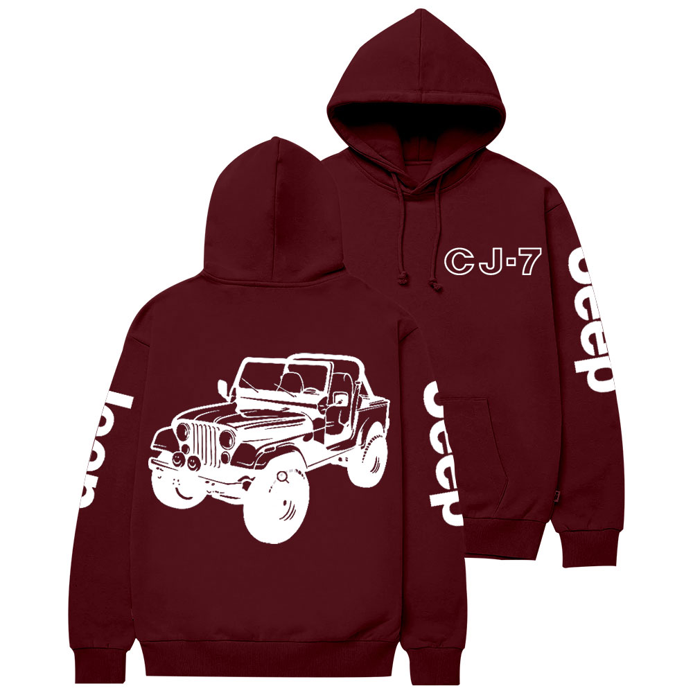 Jp CJ7 1982 Car Lover Casual Hoodie