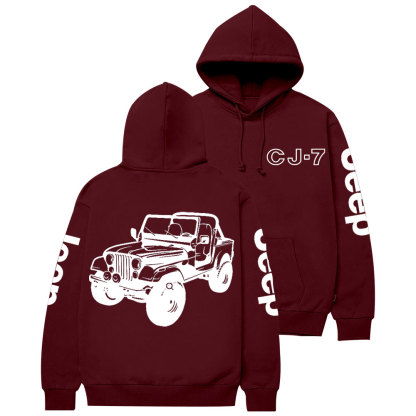 Jp CJ7 1982 Car Lover Casual Hoodie