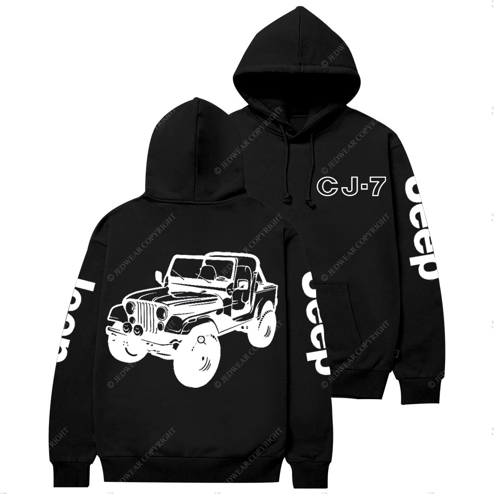 Jp CJ7 1982 Car Lover Casual Hoodie