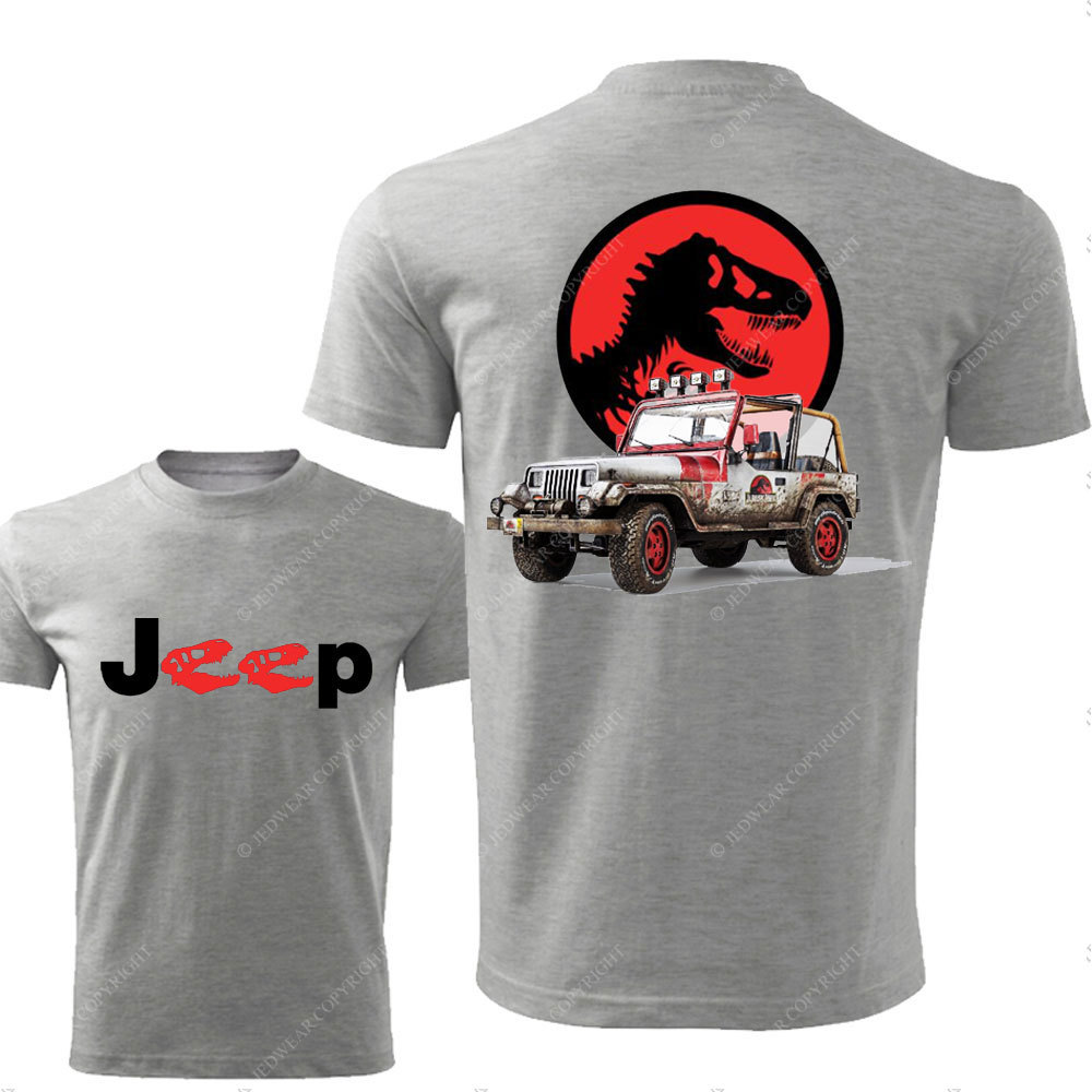Jurassic Jp with Red Horror Rex Double Printed T-shirt