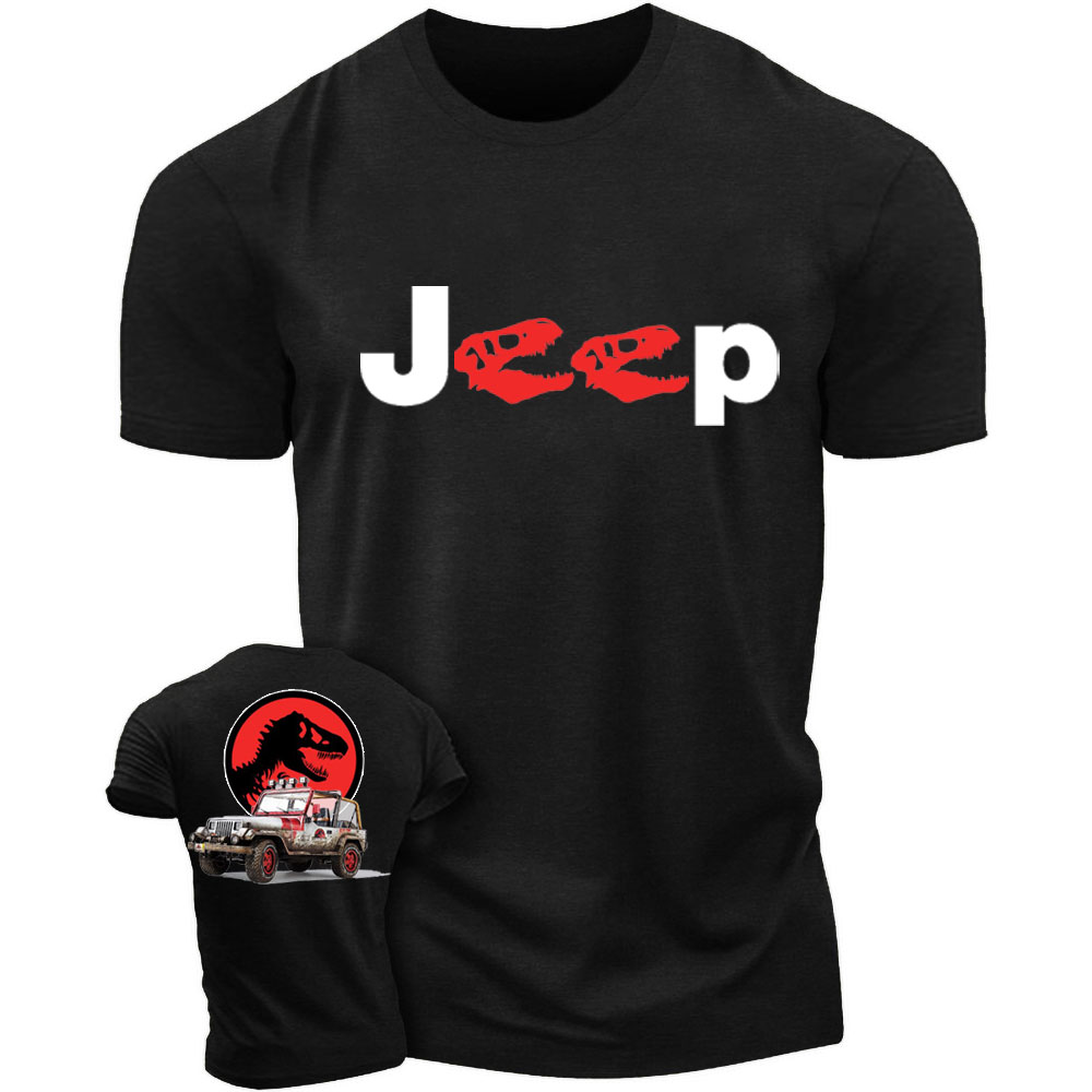 Jurassic Jp with Red Horror Rex Double Printed T-shirt