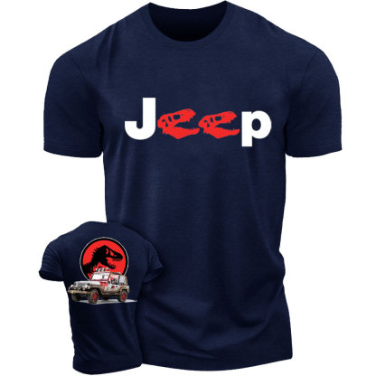 Jurassic Jp with Red Horror Rex Double Printed T-shirt