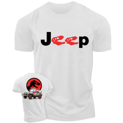 Jurassic Jp with Red Horror Rex Double Printed T-shirt