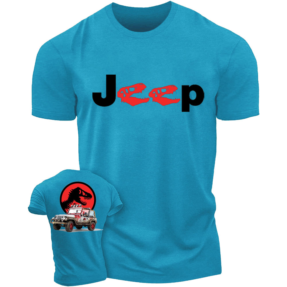 Jurassic Jp with Red Horror Rex Double Printed T-shirt