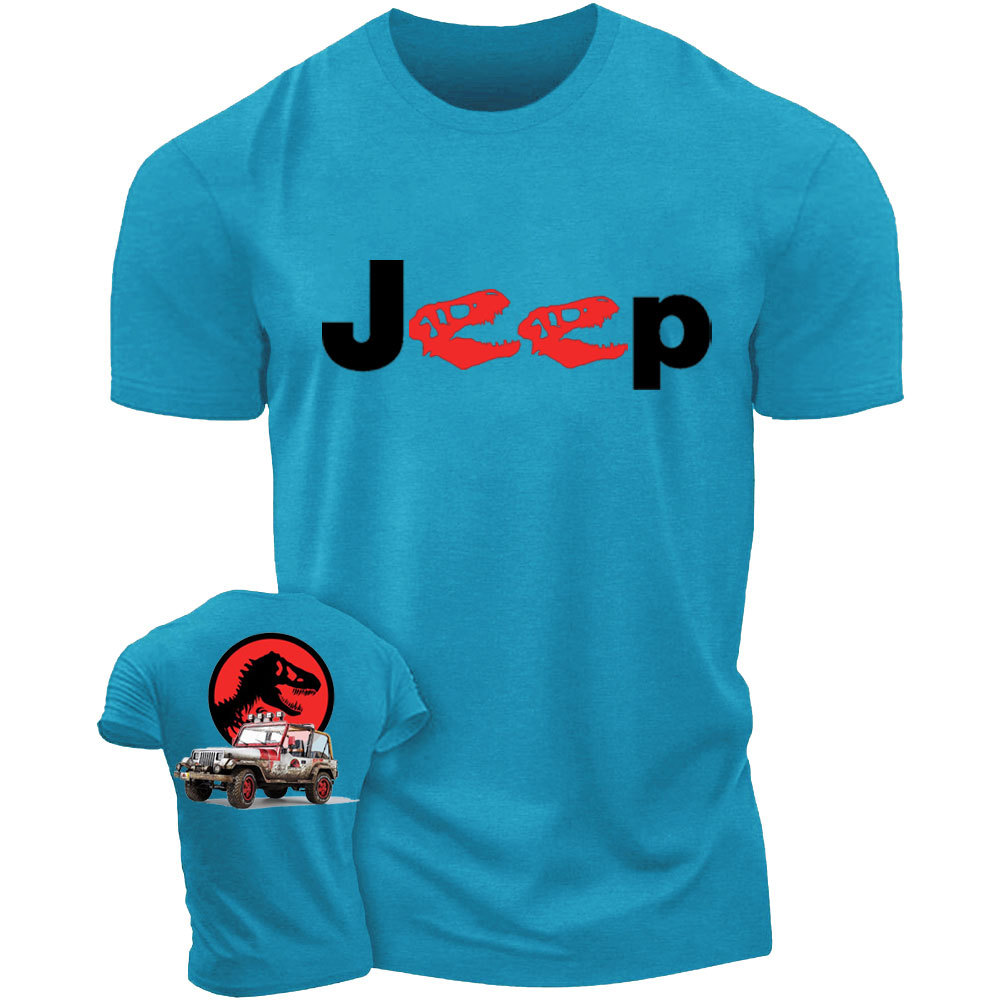 Jurassic Jp with Red Horror Rex Double Printed T-shirt