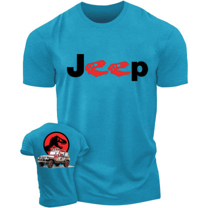 Jurassic Jp with Red Horror Rex Double Printed T-shirt