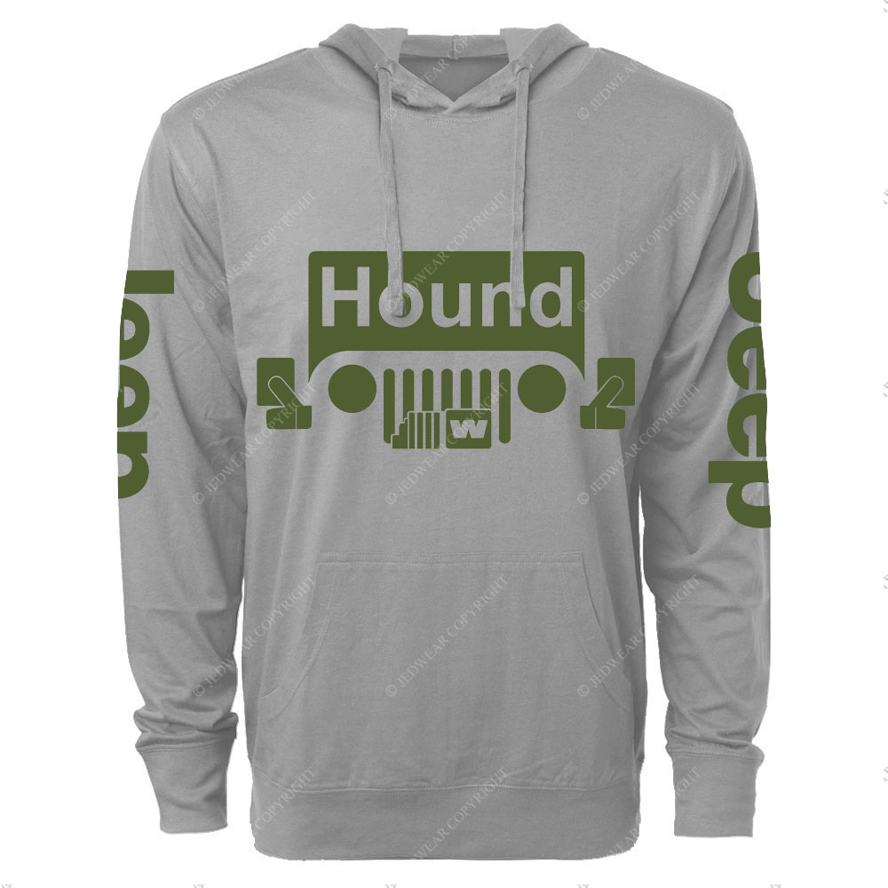 Hound Jp Logo Oversized Lightweight Hoodie