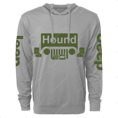 Hound Jp Logo Oversized Lightweight Hoodie